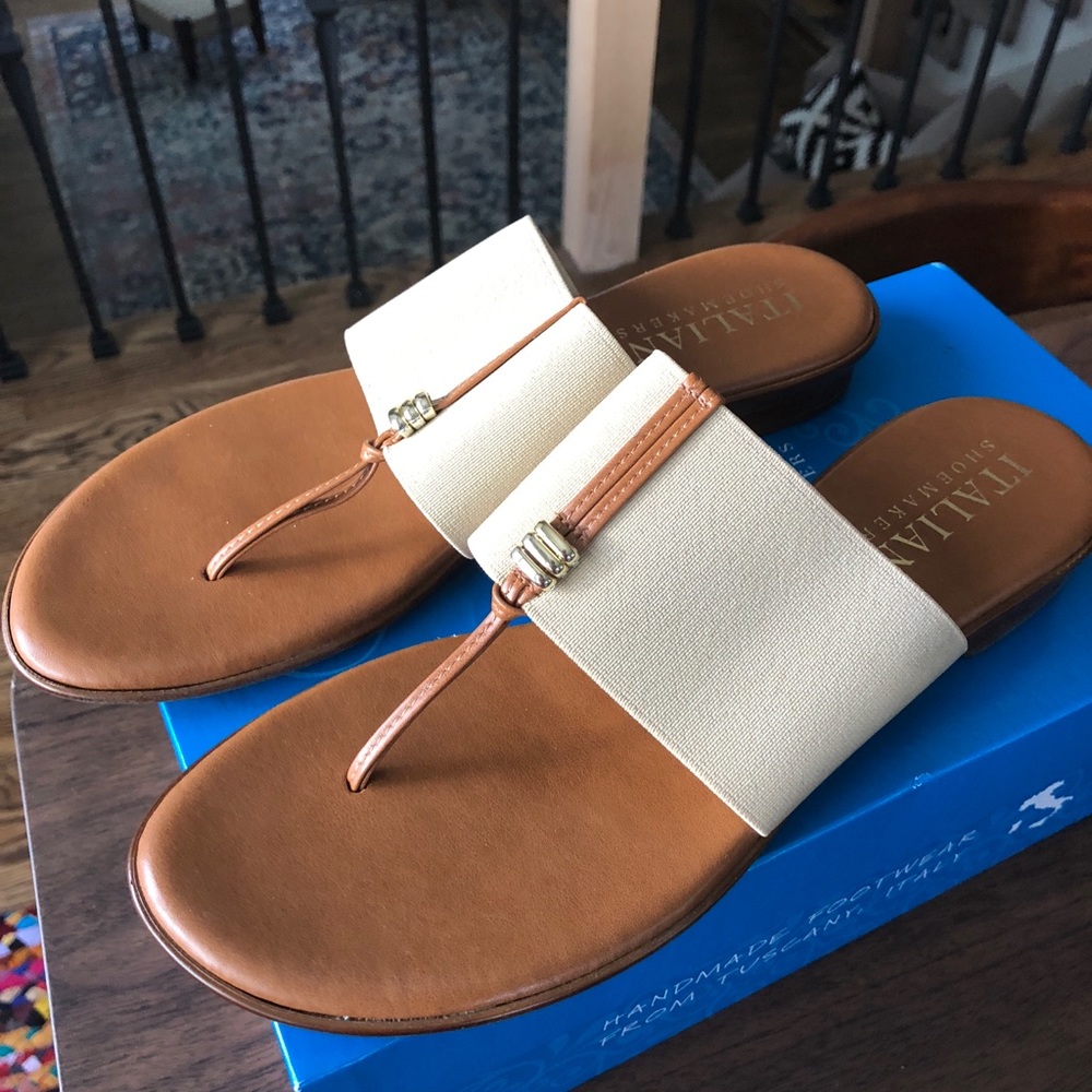 Italian Shoemakers Tan Sandal Size 9